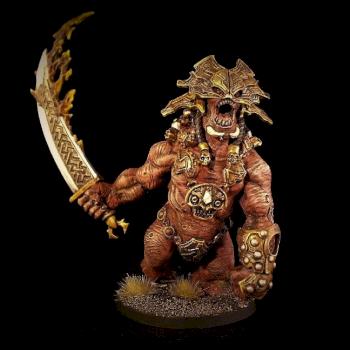 CMON Blood Rage, Client Commission. Progress Wips for Fire Giant/Demon by avalonindustries2040