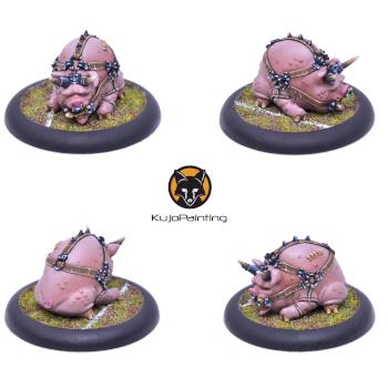 Truffles - Guildball Butcher's Mascot by KujoPainting