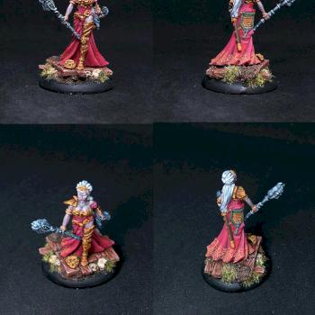 Female Vampire Wizard by belminiart