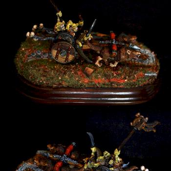Goblin Wolf Chariot by Zhellutak