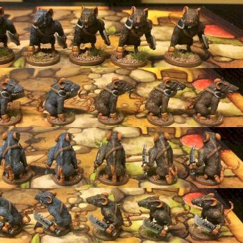 The very first minis my daughter and I painted by rbelikov