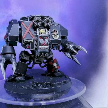 Blood Angels Death Company Dreadnought by richardhero