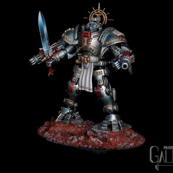 Grey Knights Grandmaster Nemesis Dreadknight by Galharen