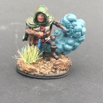 halfling with frost knife by Isaiah