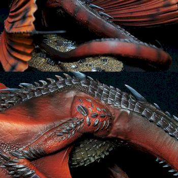 Smaug the Golden (The Hobbit) by White Weasel Studio