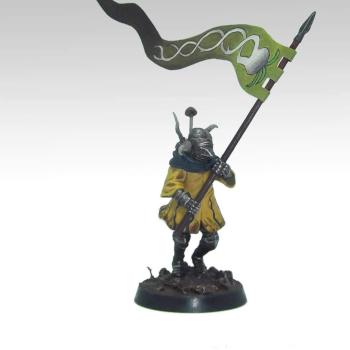 Grimdrakes standard bearer by Haemogoblin