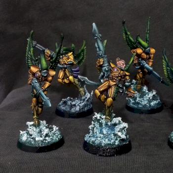 Craftworld Eldar Swooping Hawks by Shadenuat