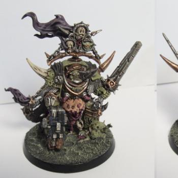 Death Guard Chaos Lord in Terminator Armor by Grub