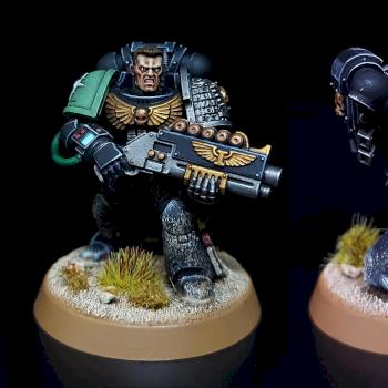 Deathwatch Converted Tactical Squad Marine by Monorati