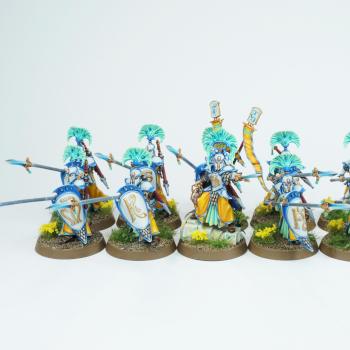 Vanari Auralan Wardens (Lumineth Realm-Lords) by Highelves.addict
