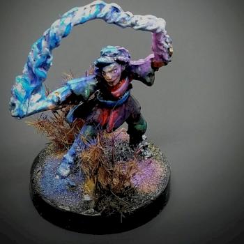 Corim the Kestrel, gnome wizard by Vossio
