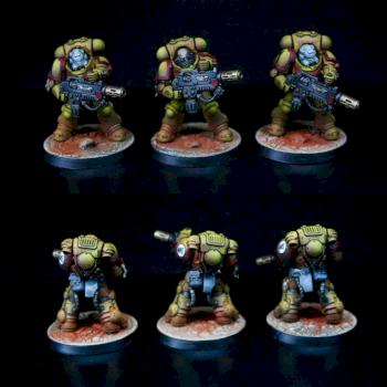 Imperial Fists Eradicator Squad by goblet