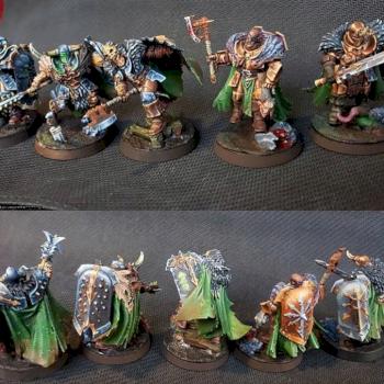 Chaos Warriors (Nurgle) by tchrng