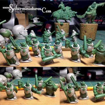 Dwarves work in progress by Scibor