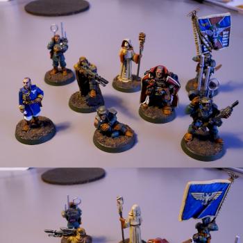 Imperial Guard Command Squad by Alberto G