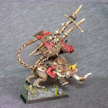 Gorbad Orc Warboss on boar by Kito