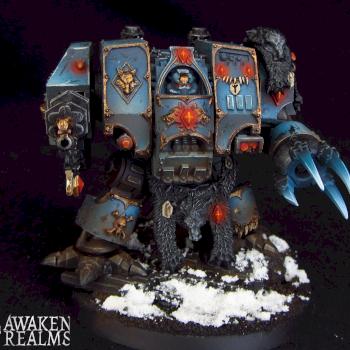 Space Wolves venerable dreadnought by Awaken Realms