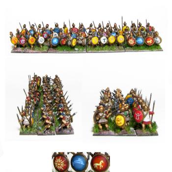 15mm Carthaginian Spearmen by DaggerAndBrush