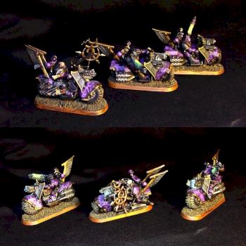 Chaos Space Marines Bikers by Kalin