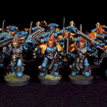 Space Wolves Blood Claws with Lukas the Trickster by Awaken Realms