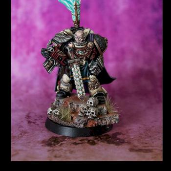 Mortifactors space marine captain (GW limited edition) by Carracci