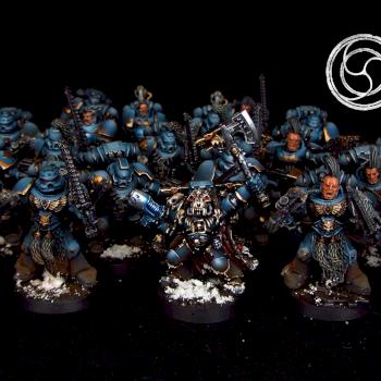 Space Wolves Blood Claws with Rune Priest by Awaken Realms