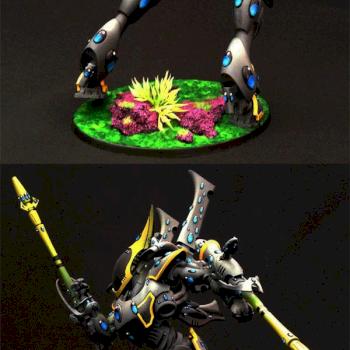 Eldar Wraithknight with Two Heavy Wraithcannons by allofher