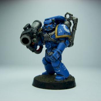 Ultramarines Devastator marine by Tevet