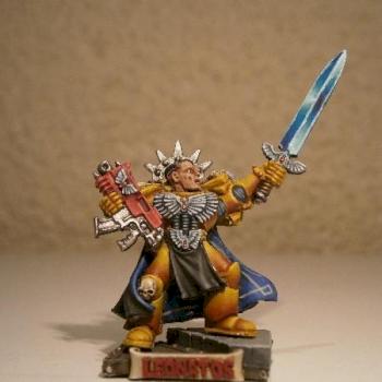 Space Marine Lamenter Leonatos Captain by Treveron
