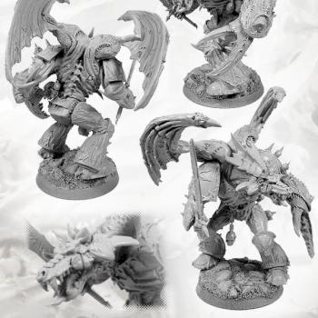 Conversion - Chaos Daemon Prince (Warhammer 40000) by [M-T-P]