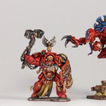 Sergeant Gideon faces the Broodlord by gordysane
