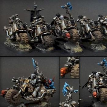Iron Warriors Chaos Bikers & Lord by Runic