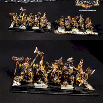 The Dwarves of Fire Canyon with GW and Harquebuses by Gruumsh