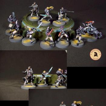 Aleph Warband, for play level by Estudio Mirmidonia
