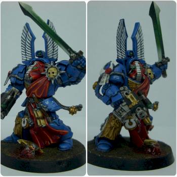 Ultramarines Terminator Sergeant (Dark Vengeance conversion) by Tevet