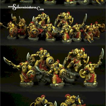 Sci Fi Spartan Warriors by Scibor