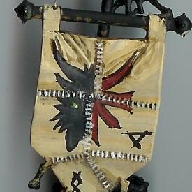 [Skaven ] My Horned rat banner by Shoobocks