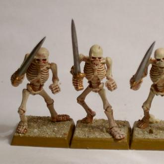 Khemri Skeleton Warriors by sweetnina