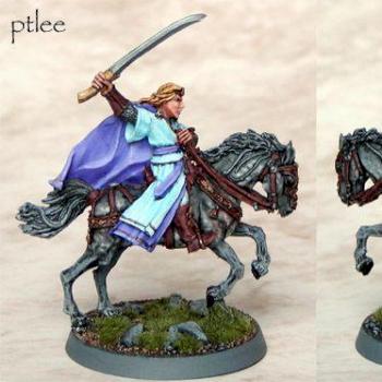 Glorfindel on Horse by Temperance