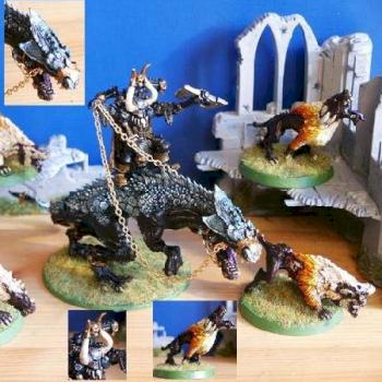40k Lord on Carnosaur by Kaya