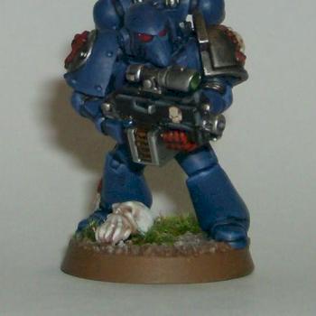 Crimson Fist Space Marine by edsgotjive