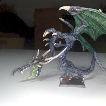Dark Elf Dragon by Santafu