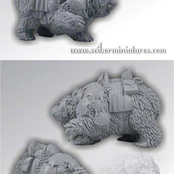 3 x War Bears from Scibor by Scibor