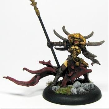 Cryx Warwitch Deneghra Warcaster Warmachine by Postumus