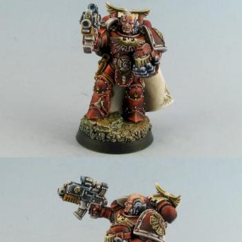 Blood Angels Captain by Benesz