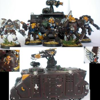 Angels Vermillion Assault Squad, Sanguinary Priest & Razorback by NothingInCommon