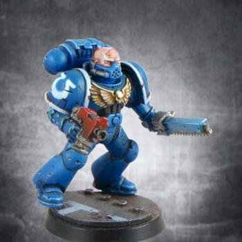Ultramarines Sergeant by WhiteRavenFactory