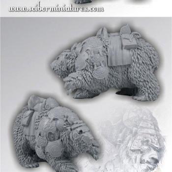 War Bear #2 Scibor Monstrous Miniatures by Scibor