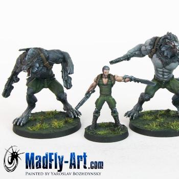 Dog-Warriors by MadFlyArtStudio