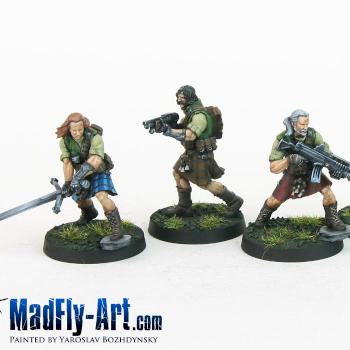 45th Highlander Rifles by MadFlyArtStudio
